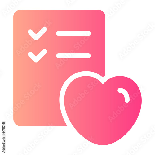 wishlist gradient icon