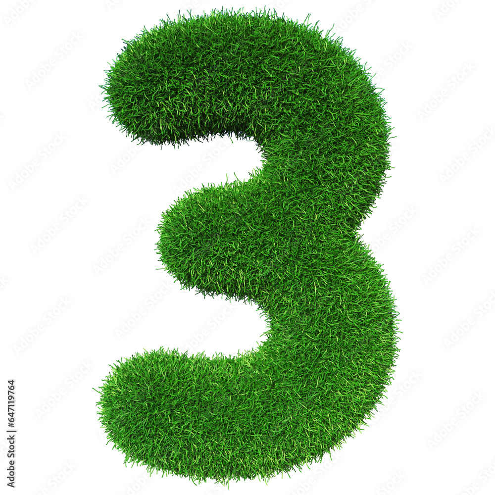 Grass Number 3 - 3d Rendering Grass Number 3 - 3d Rendering
