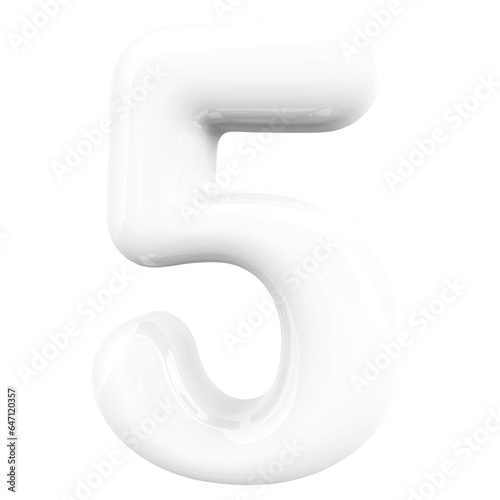 Wallpaper Mural Silver 3D Number  Torontodigital.ca