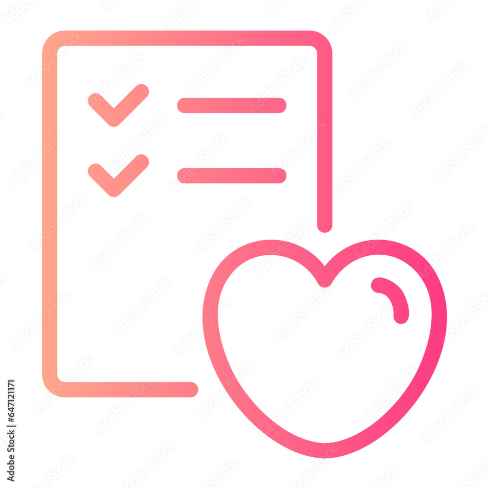 wishlist gradient icon wishlist gradient icon