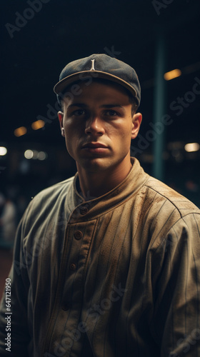 Diamond Dreams: Cinematic Baseball Portraits, Generative AI © Adolfo Perez Design