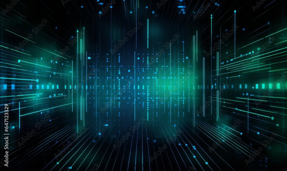 green digital glowing equalizer background green digital glowing equalizer background