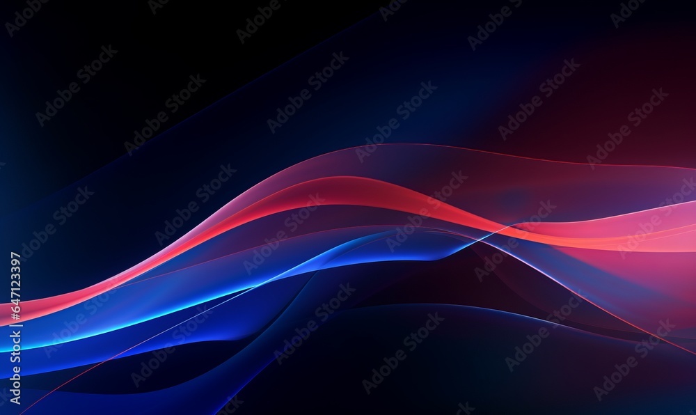 Naklejka premium abstract red wave background