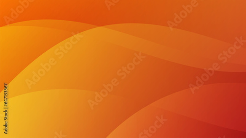 Abstract orange gradient background with dynamic overlay layers