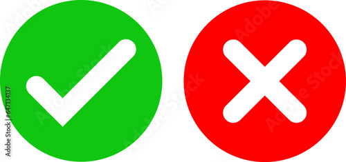 Check mark vector icon set