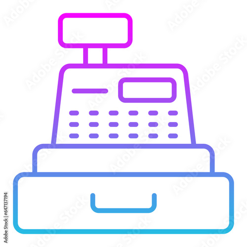 Cashier Machine Icon
