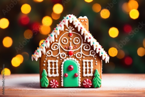 tasty sweet gingerbread house christmas candy