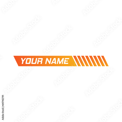 Vehicle vector decal stripes for both parts, racing stripes for car tuning