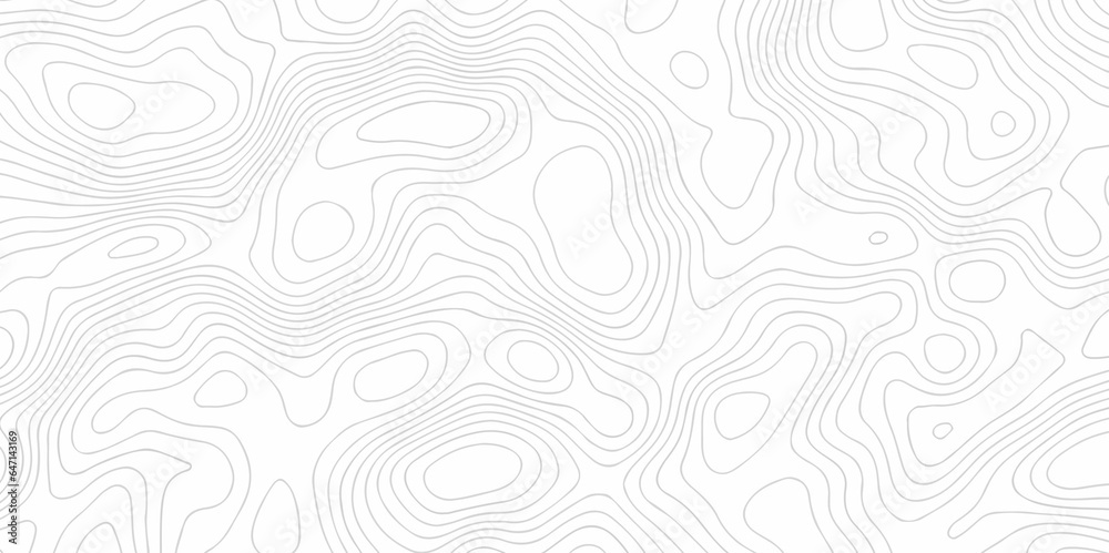 Abstract lines background. Contour maps. Vector illustration, Topo contour map on white background, Topographic contour lines. Background lines Topographic map. Geographic mountain relief.