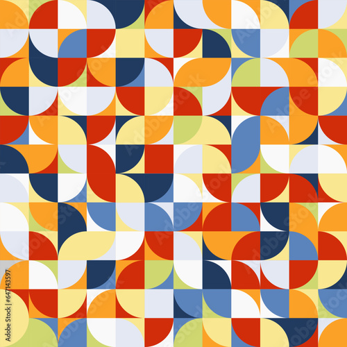 seamless geometric pattern with triangles design vector pattern