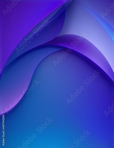 blue and purple 3D abstract studio Color gradient