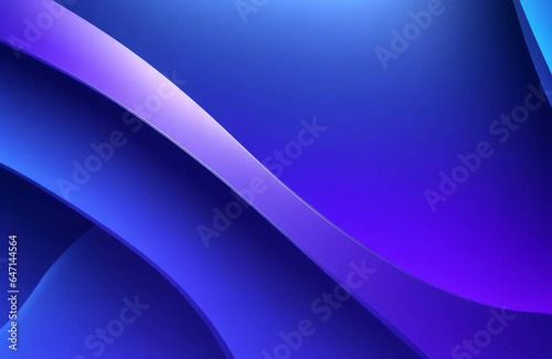 blue and purple 3D curve abstract studio Color gradient background