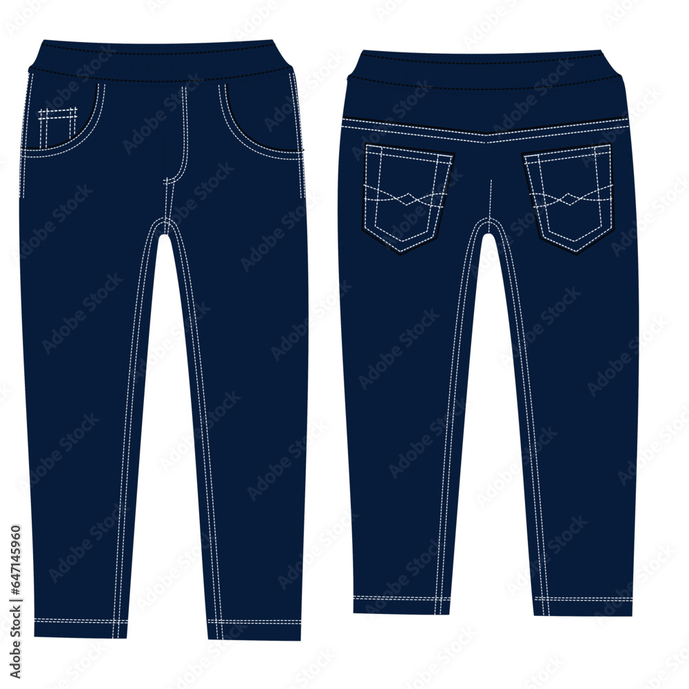 denim pant artwork vector art denim pant artwork vector art