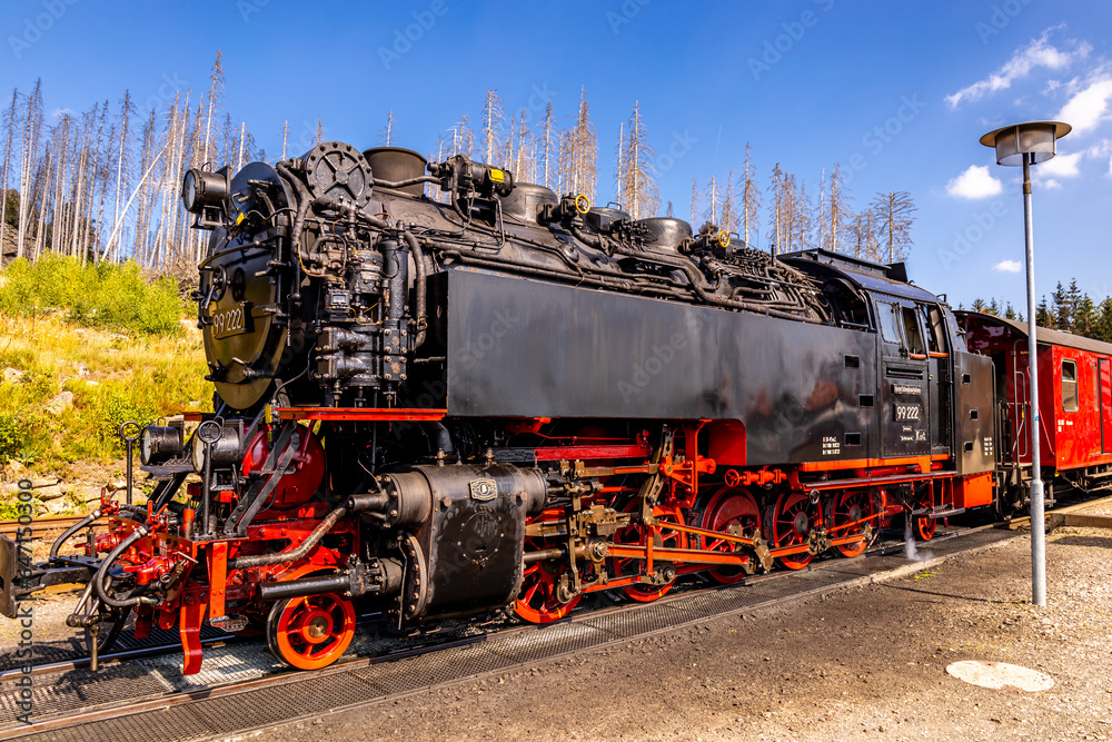 Naklejka premium Spätsommerwanderung durch den Nationalpark Harz rund um Schierke - Sachsen-Anhalt - Deutschland