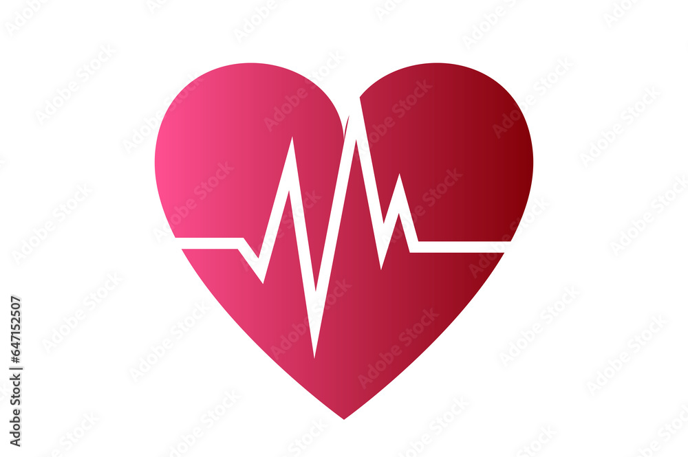 icon heart frequency isolate on transparent background PNG file icon heart frequency isolate on transparent background PNG file