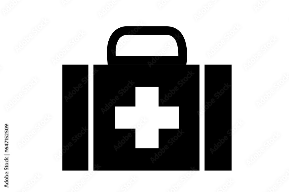 Obraz premium nurse bag icon isolate on transparent background PNG file