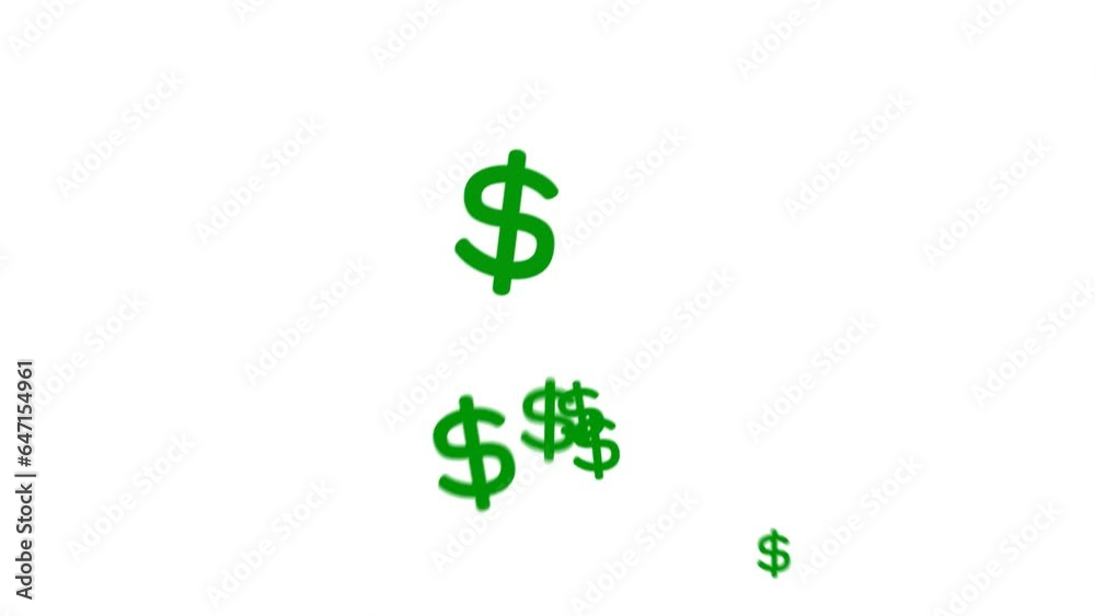 dollar icon pound sterling euro and coin bit coin floating animation icon green screen alpha icon euro icon dollar icon bitcoin icon pound