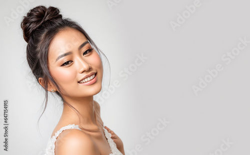 Beautiful young Asian girl portrait