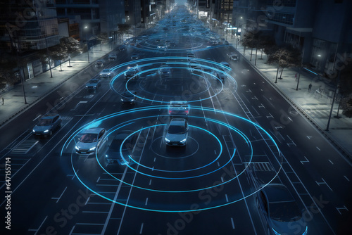 Future of Driverless Car Safety. Advanced Car Sensor System