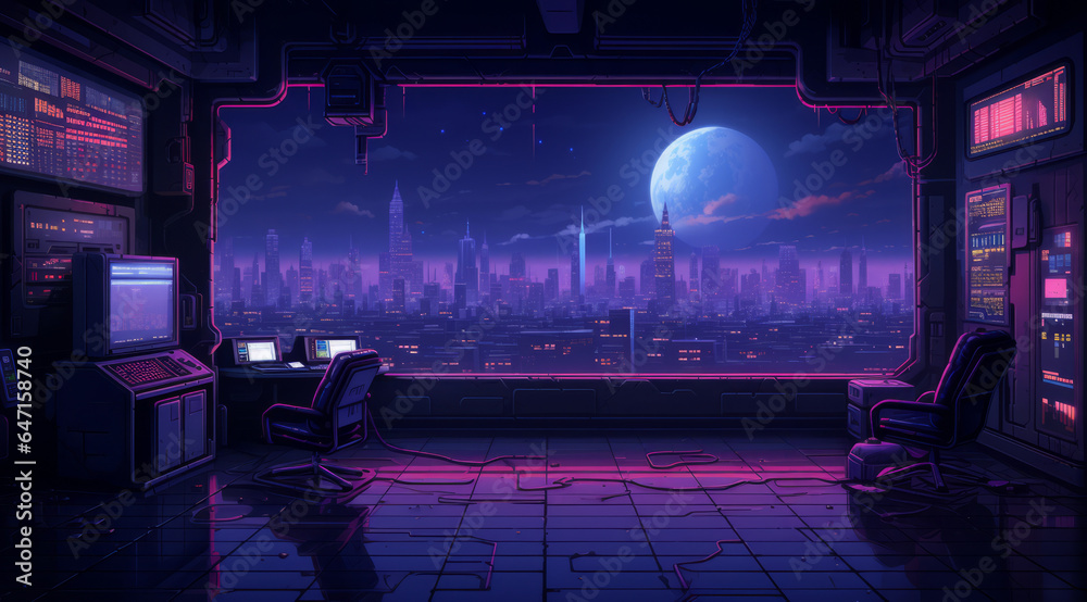 Pixel Art Cyberpunk Spaceship Cockpit: A Beautiful Fusion of Futuristic Sci-Fi and Nostalgic Pixel Style - Ideal for Music Videos and Mesmerizing Backgrounds Pixel Art Cyberpunk Spaceship Cockpit: A Beautiful Fusion of Futuristic Sci-Fi and Nostalgic Pixel Style - Ideal for Music Videos and Mesmerizing Backgrounds