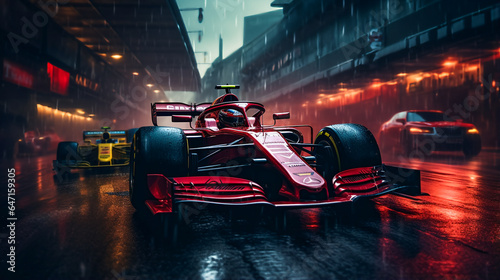 High-Speed Formula 1 Racing © EwaStudio
