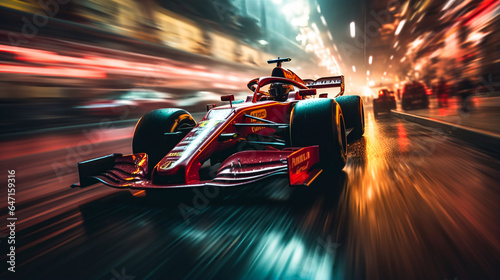 High-Speed Formula 1 Racing © EwaStudio
