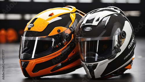 "Racing Velocity: Cutting-Edge Carbon Helmets Embracing Motorsport Innovation"