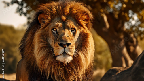 African Safari Highlight  The Stalking Lion