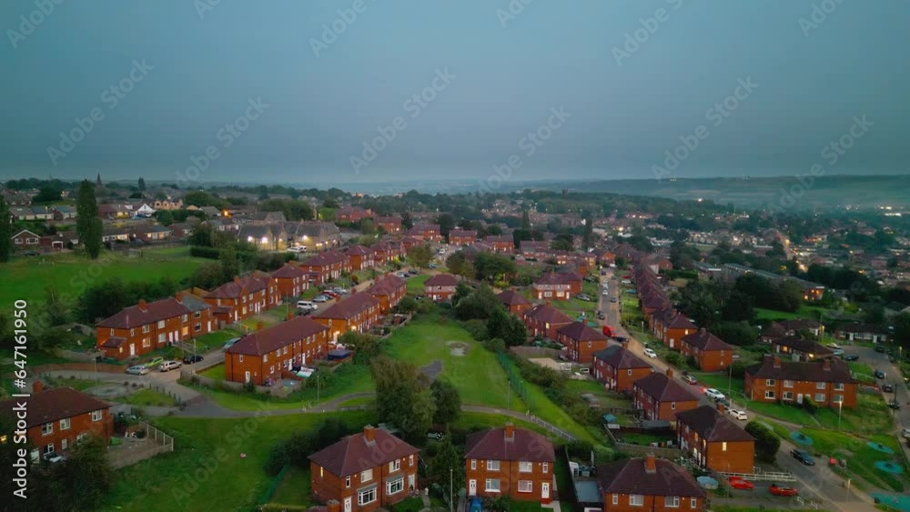 Explore the famed Dewsbury Moore Council estate in the UK through drone