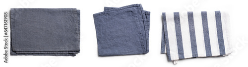 Linen textile napkin set