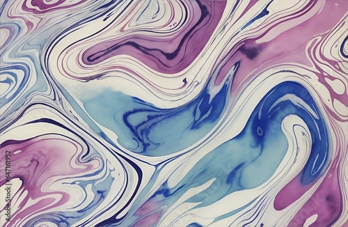 Abstract Liquid Marble Texture Ink Ripples Watercolor Design Background