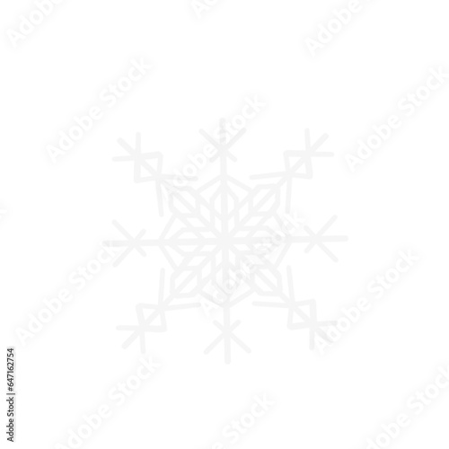 White snowflake - ideal for website, email, presentation, postcard, book, t-shirt, sweatshirt, mug, photo, label, sticker, book, notebook, printable, Cricut, silhouette

