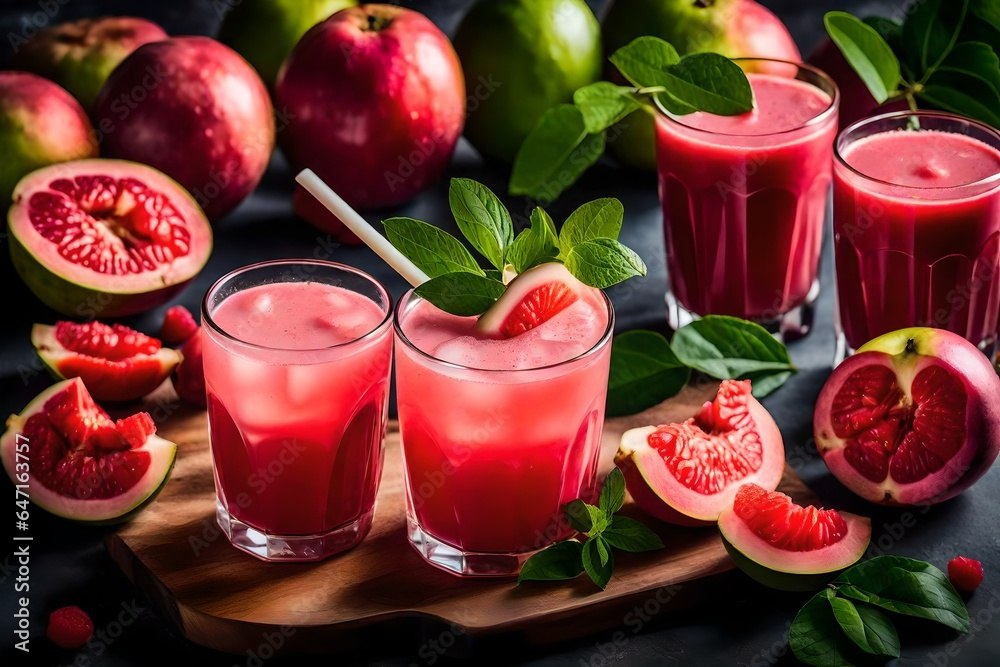 summer drink of guava summer drink of guava