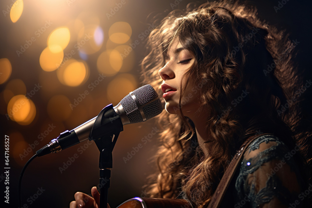 female musician sing female musician sing