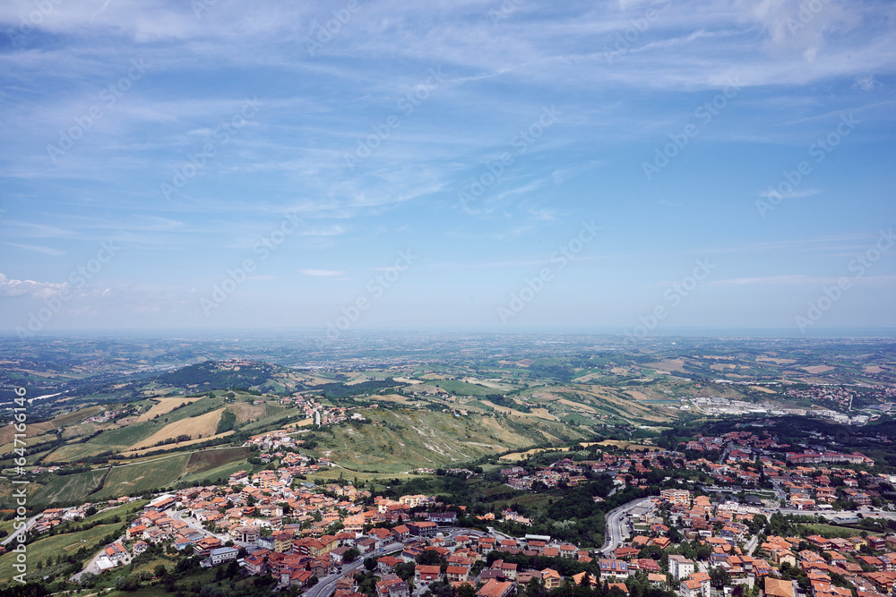 view of the city San Marino