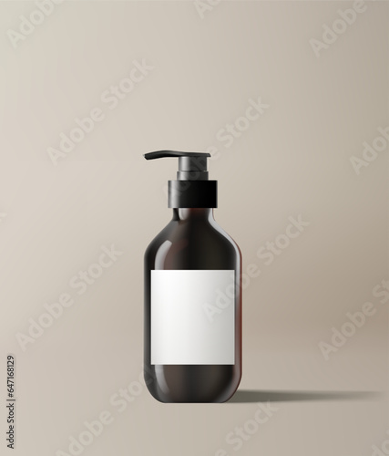 Abstract 3D Vector minimal scene for mockup product display. Cosmetic product background for sale event concept. Stage showcase on beige display studio background. Vector EPS10