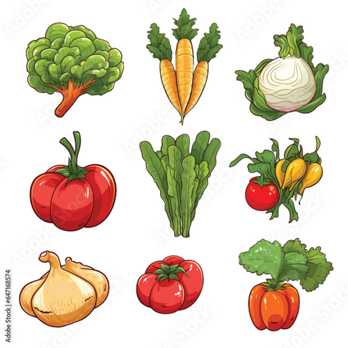 Set of Vegetable