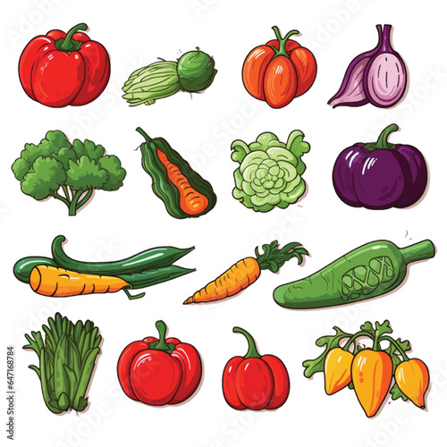 Set of Vegetable