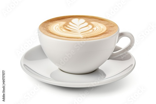 cup of cappuccino. Generative AI