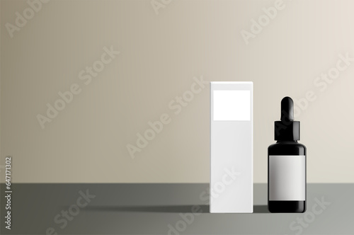 Abstract 3D Vector minimal scene for mockup product display. Cosmetic product background for sale event concept. Stage showcase on beige display studio background. Vector EPS10