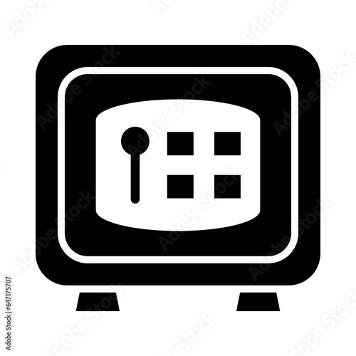 Safebox Glyph Icon Design