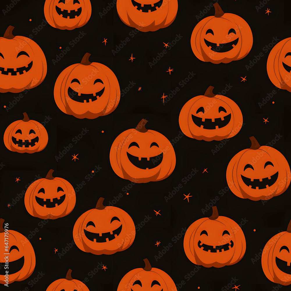 Seamless pattern with pumpkins Seamless pattern with pumpkins