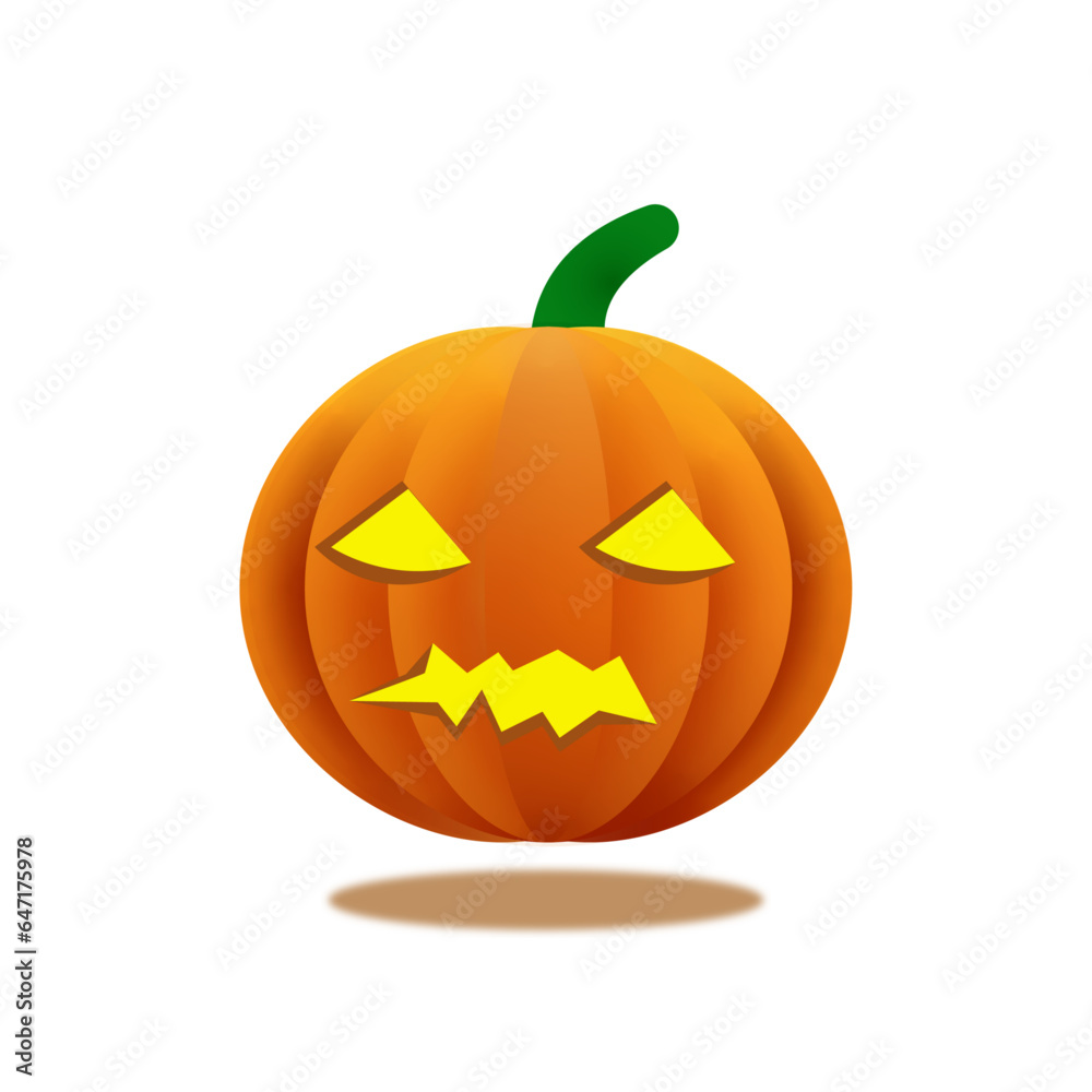 3d halloween pumpkin with transparent background 3d halloween pumpkin with transparent background