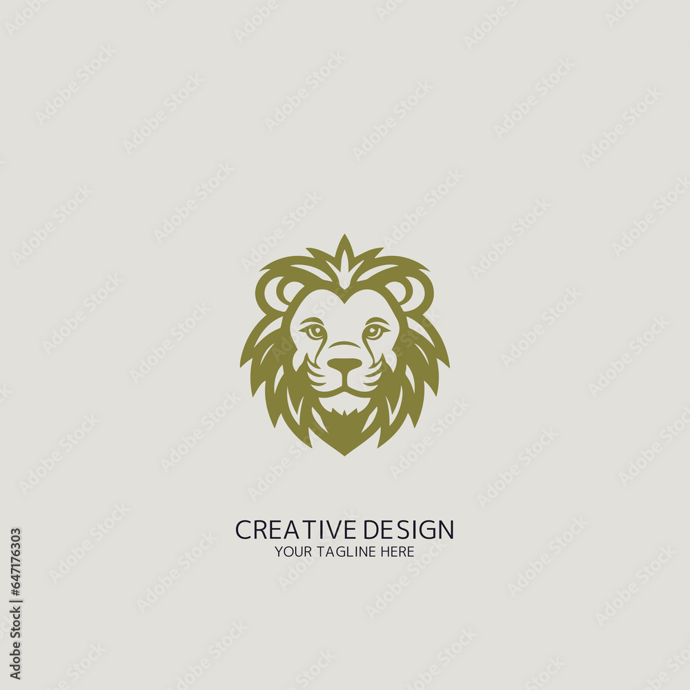 Obraz premium ライオンのロゴ