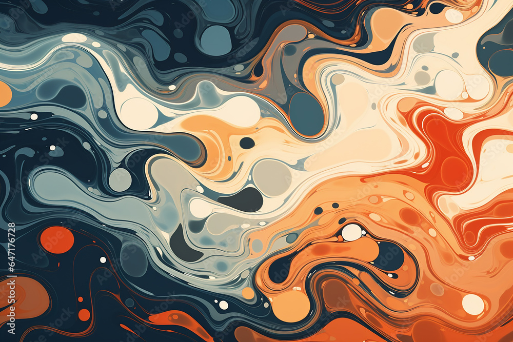 Fluid and abstract textures with swirling patterns and organic shapes. background