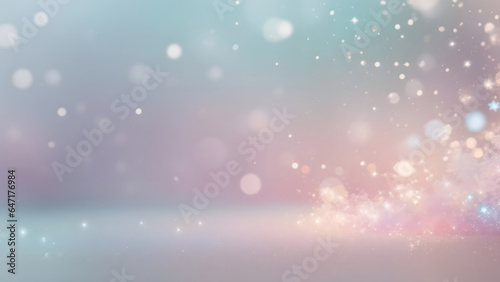 A dreamy copy space background, with a soft, pastel palette and a hint of sparkle.