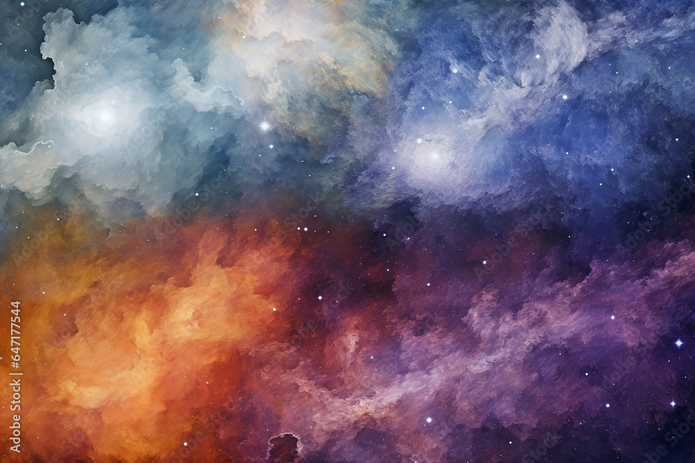 Fototapeta premium Textures inspired by the universe, stars, and cosmic phenomena. background