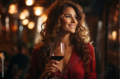 A women for Wine Tasting