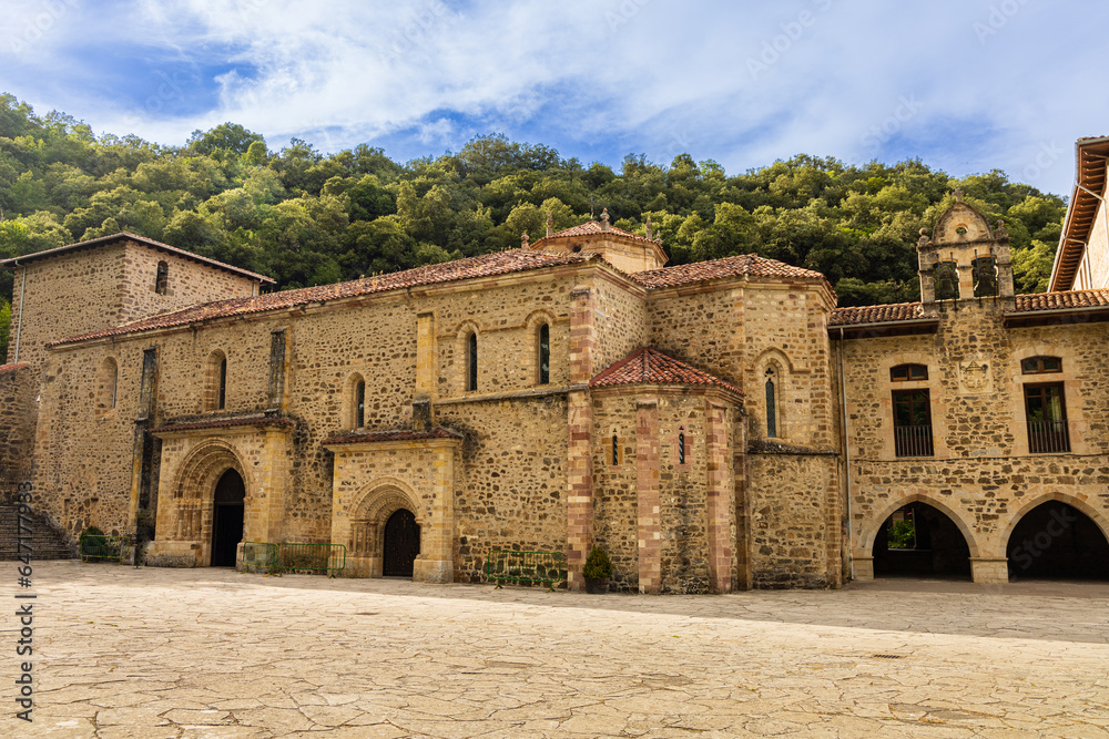 The Monastery of Santo Toribio de Liébana. Cantabria, Spain.