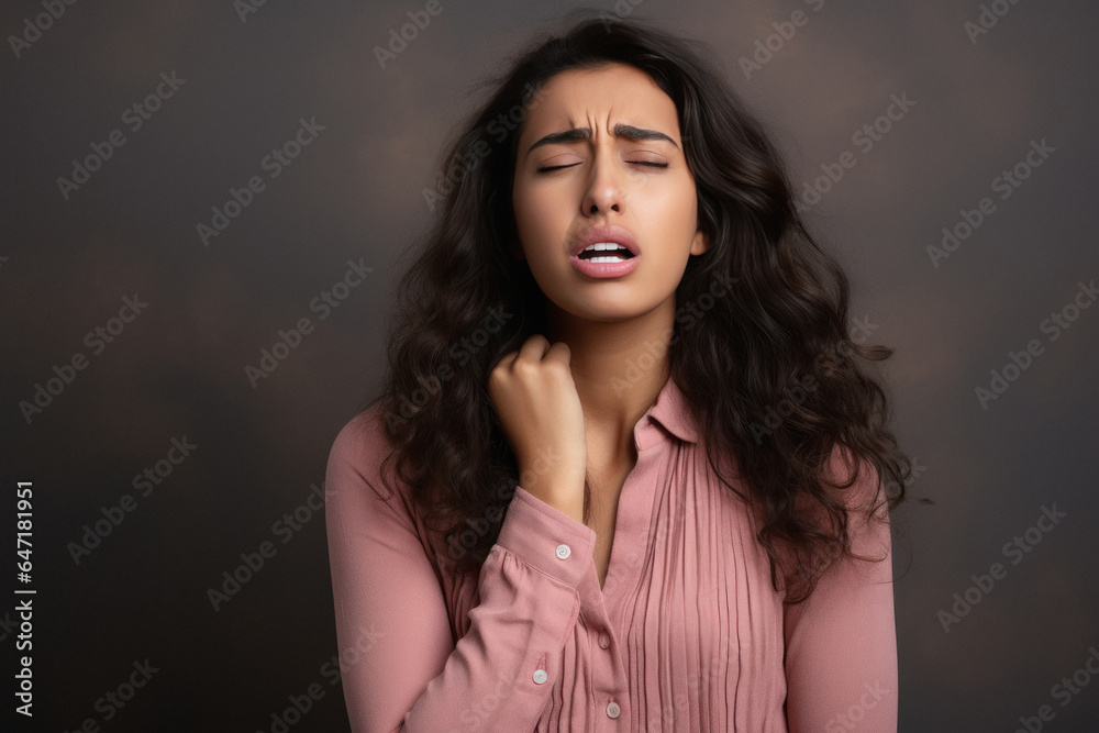 woman suffering illness,tired,cold and flu woman suffering illness,tired,cold and flu